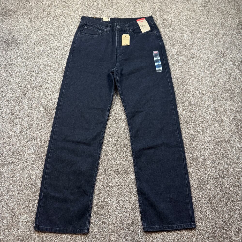 Levi's 565 Loose Straight Men's Jeans 31x30 Black Gray Retro Y2K Relaxed NWT